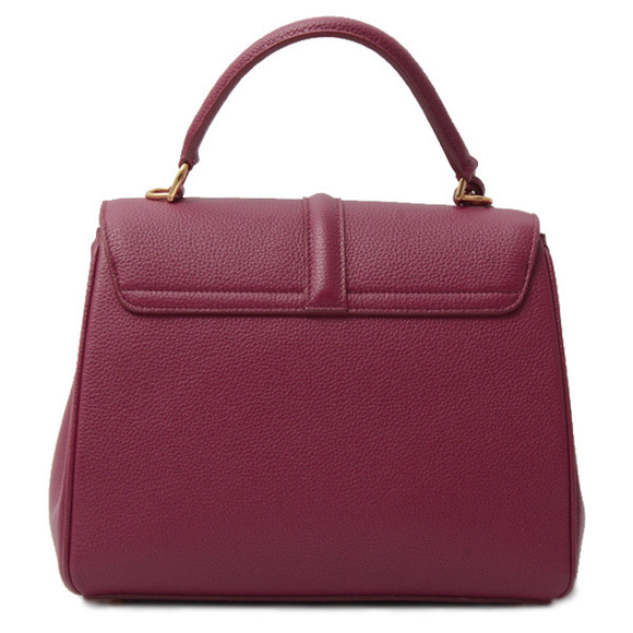 Celine Saise 16 Small 2WAY Handbag Berry - Picture 3 of 10